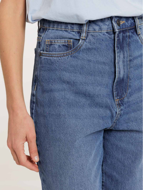 Jean coloris stone femme