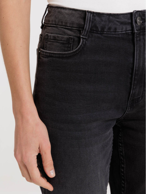 Jean regular noir femme