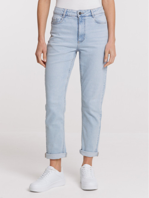 Jean regular bleach femme