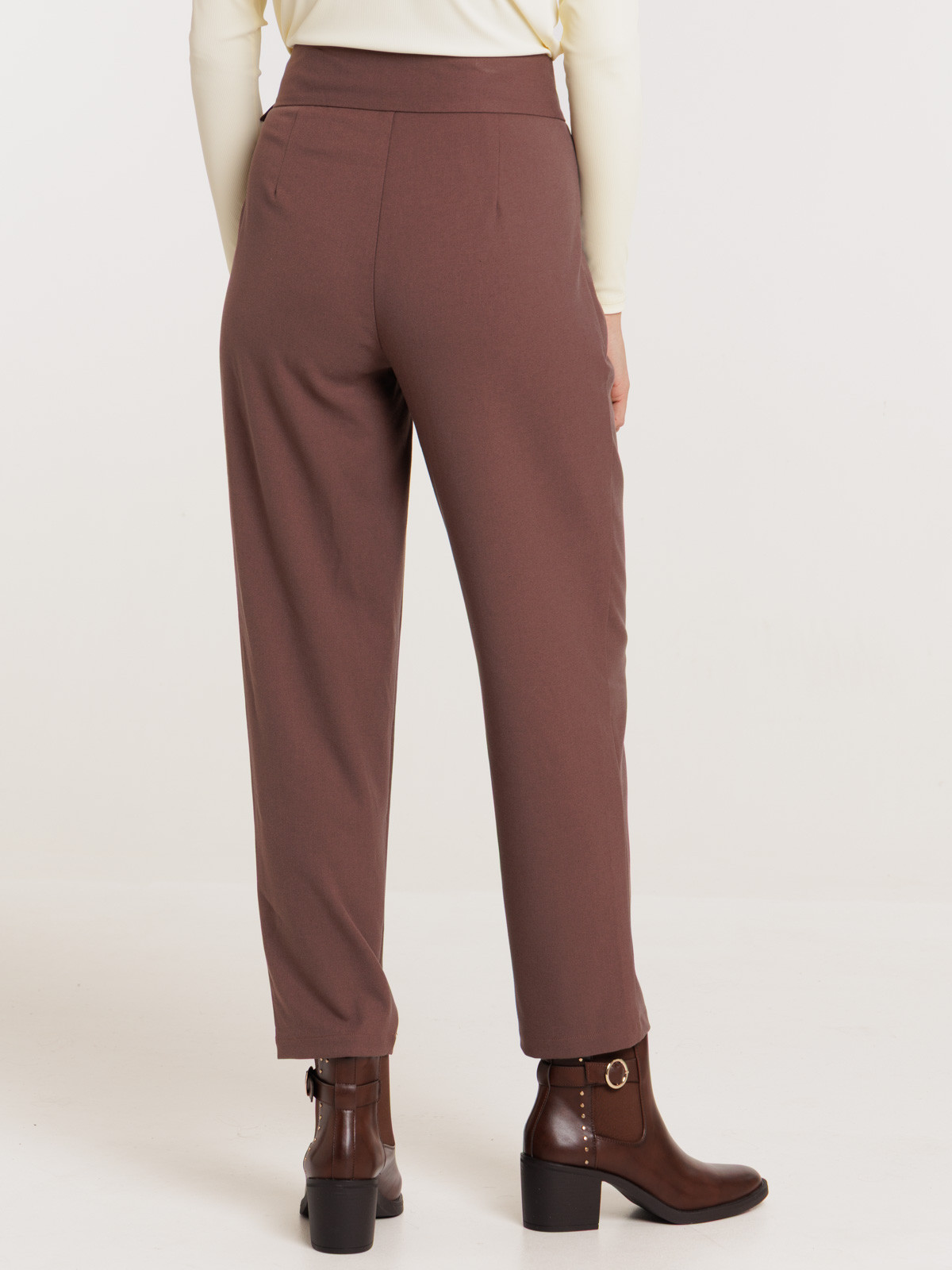 Pantalon ceinture femme