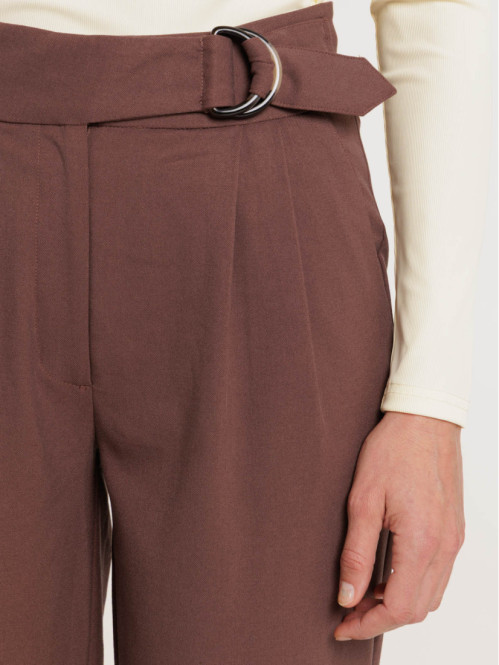 Pantalon ceinture femme