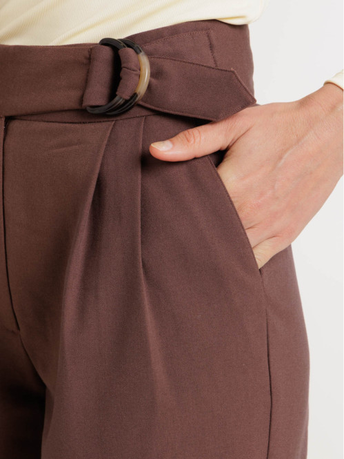 Pantalon ceinture femme