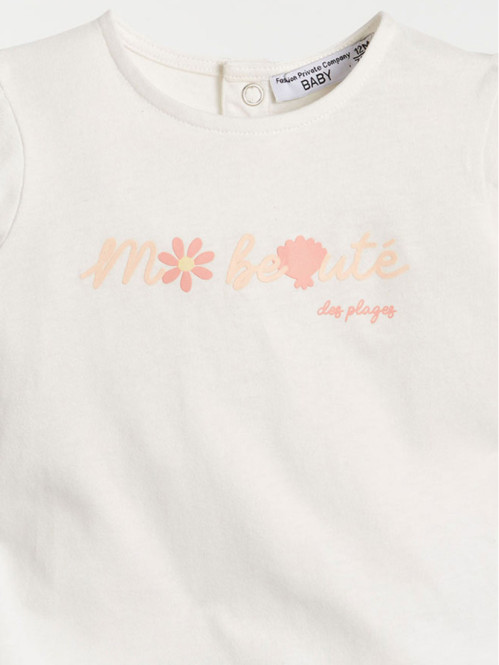 T-shirt beauté des plages fille (3-24M) T-shirt beauté des plages fille (3-24M)