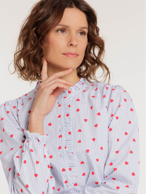 Chemise coeur...