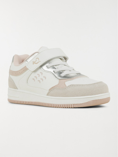 Baskets blanches coeur...