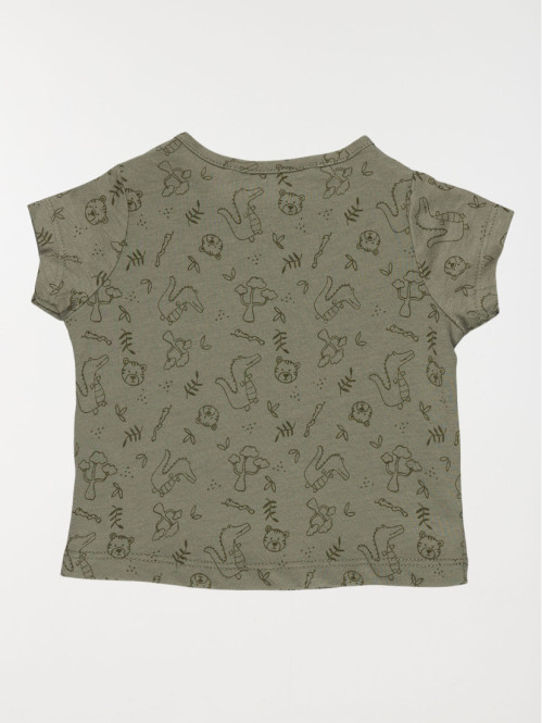 T-shirt motifs animaux garçon (3-24M)