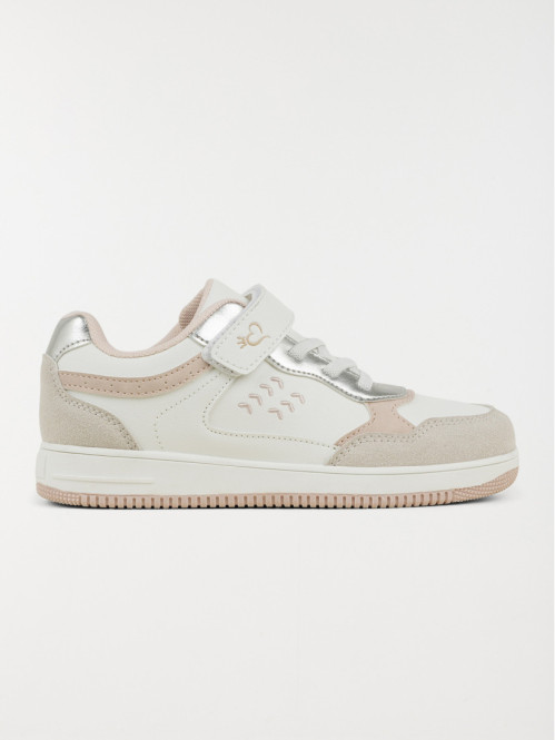Baskets blanches coeur...