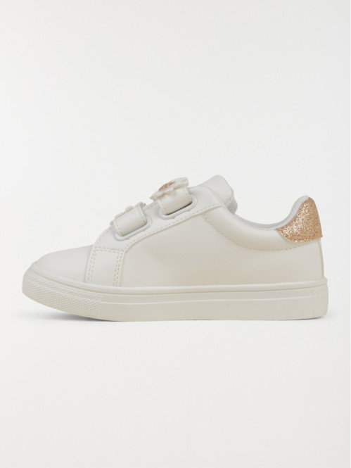 Baskets fleurs 3D scratchs...