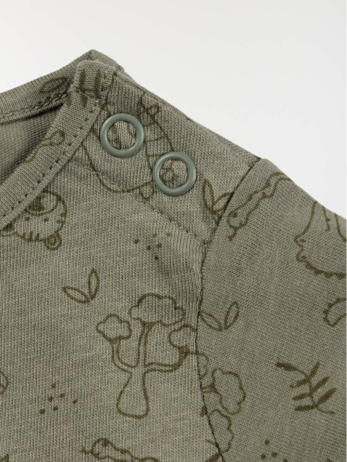 T-shirt motifs animaux garçon (3-24M)