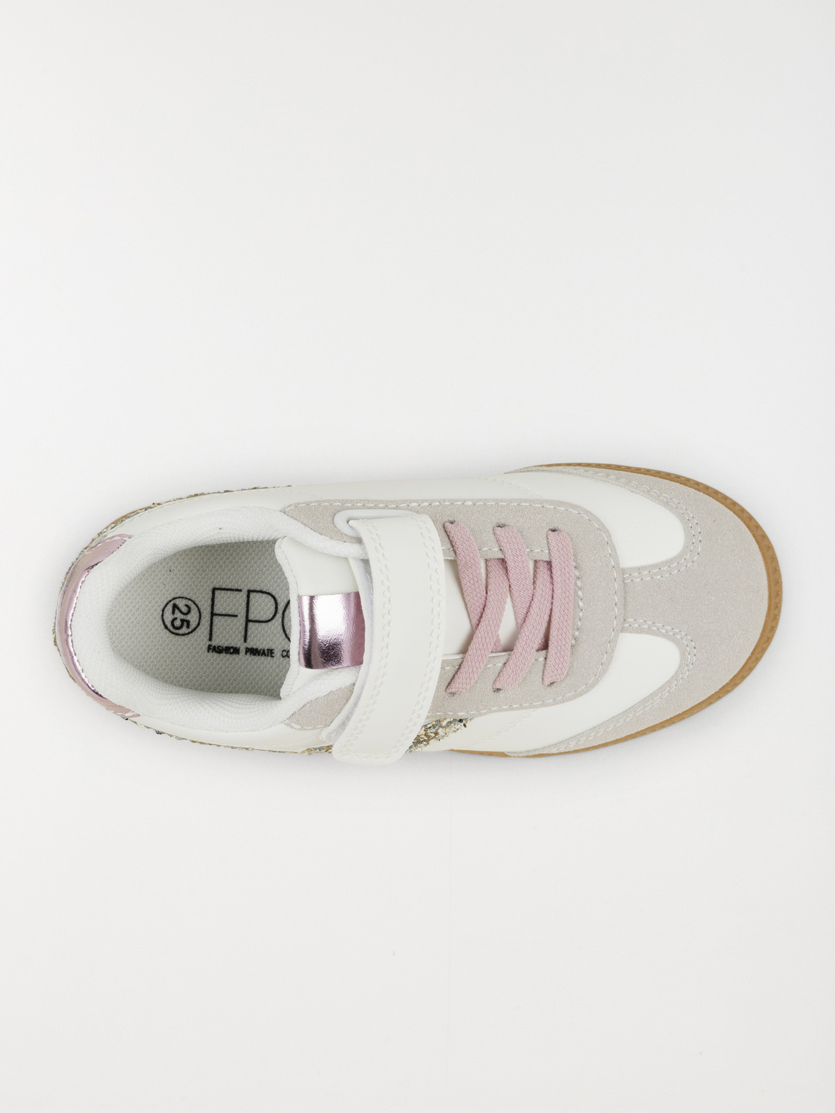 Baskets détails pailletés fille (24-30) Baskets détails pailletés fille (24-30)