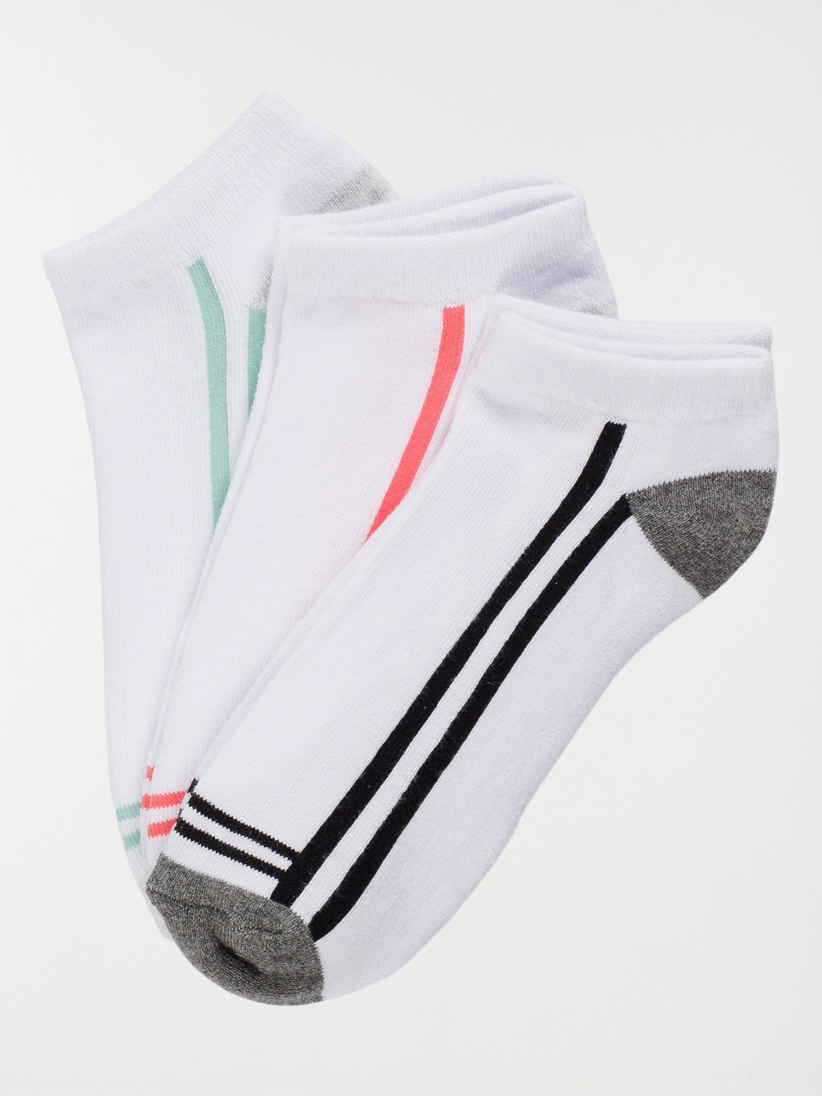 Lot de 3 paires chaussettes sport femme