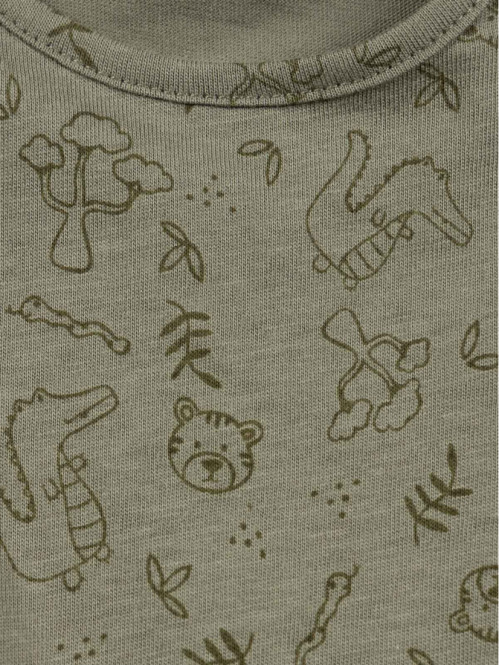 T-shirt motifs animaux garçon (3-24M)