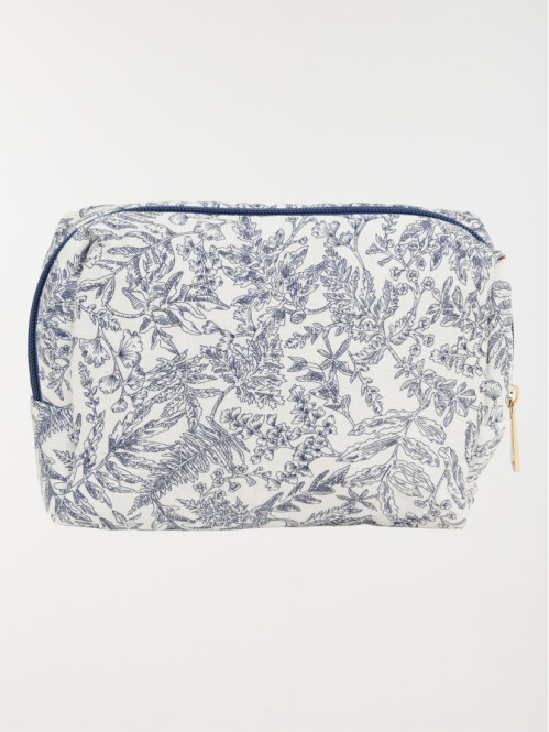 Trousse matelassée imprimée...