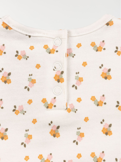 Sweat fleuri fille (3-24M)