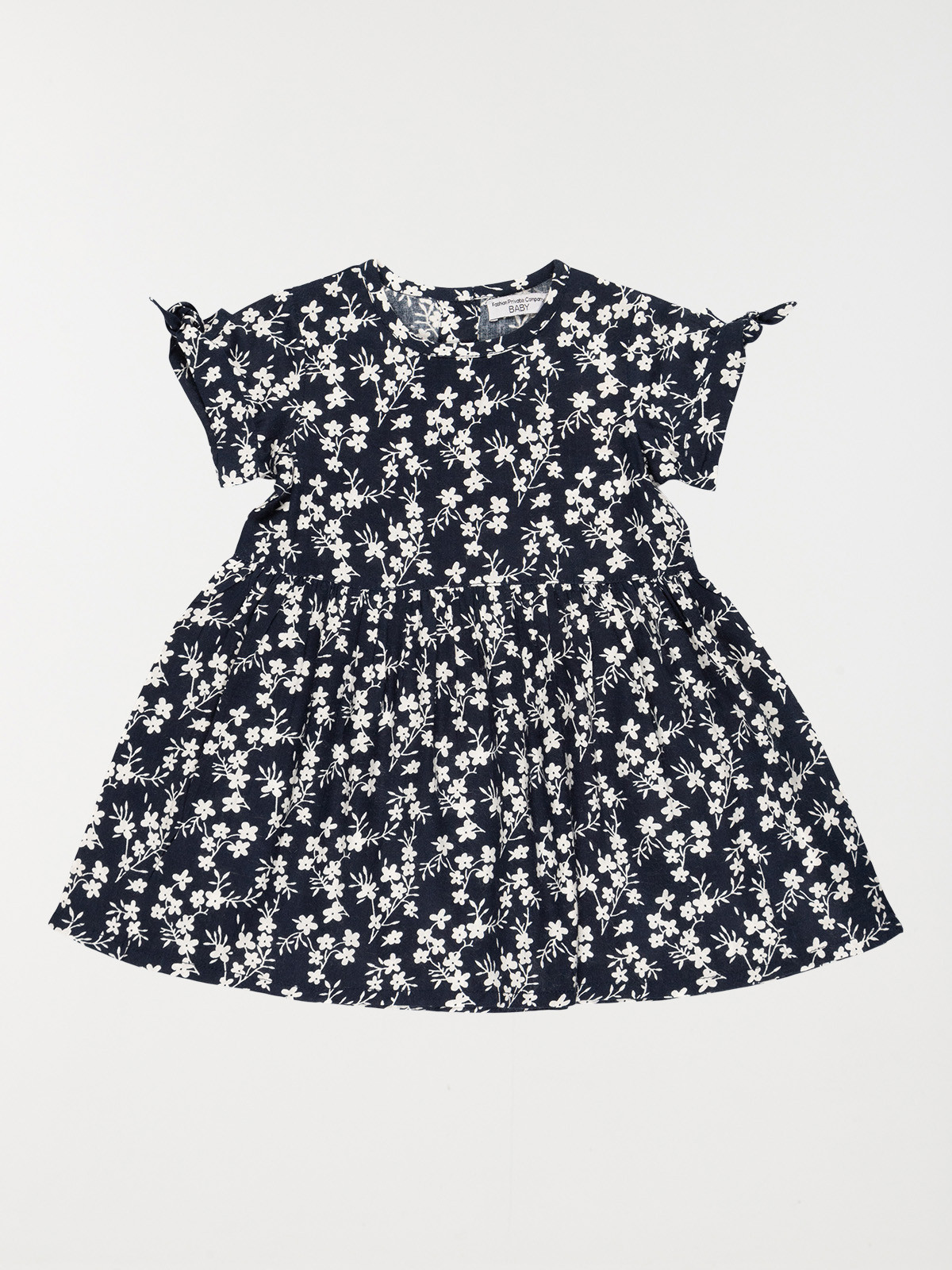 Robe fille motif floral (3-24M)