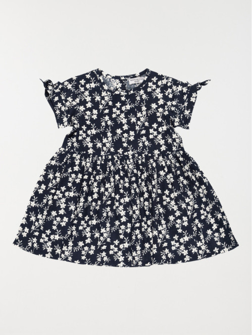 Robe fille motif floral (3-24M)