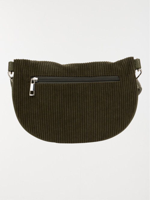 Sac banane velours femme