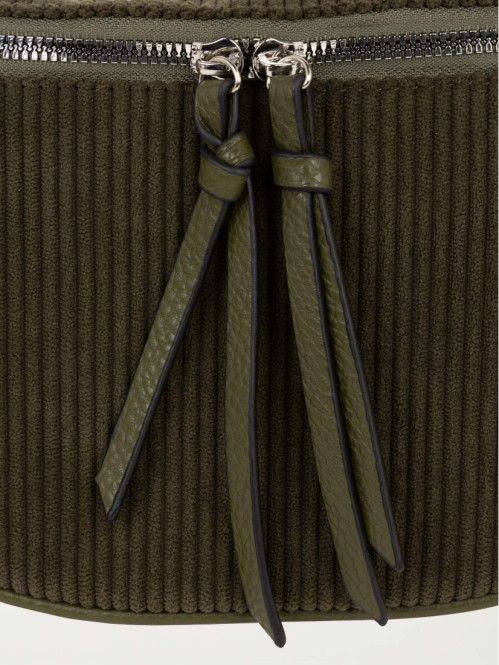 Sac banane velours femme