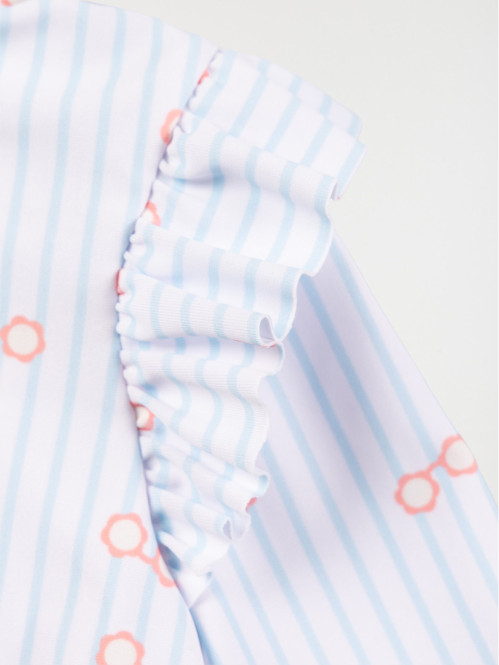 T-shirt de bain anti-UV fille (3-24M)