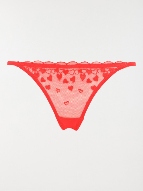 String dentelle coeur femme...