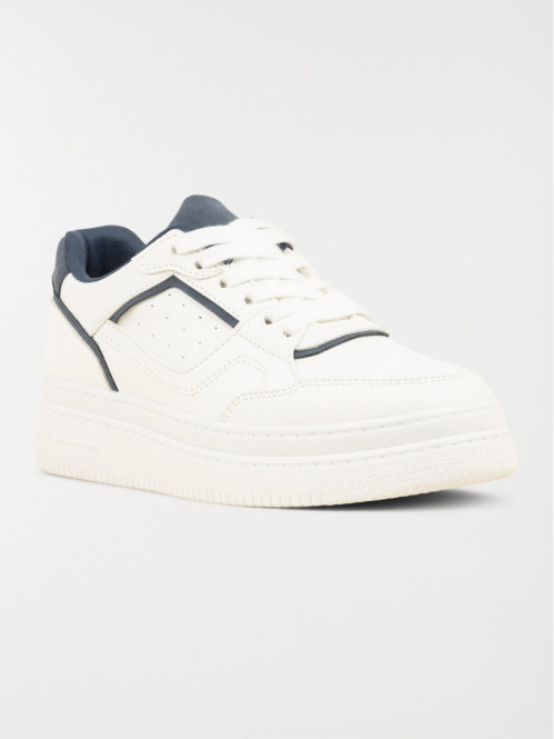 Baskets blanches femme basses (36-41)