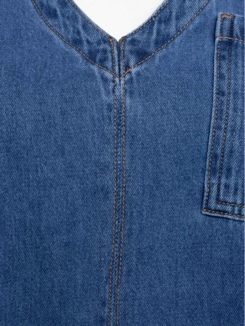 Robe en jean grande taille...