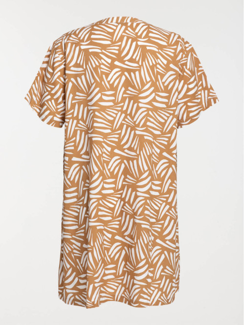 Robe courte imprimée grande...