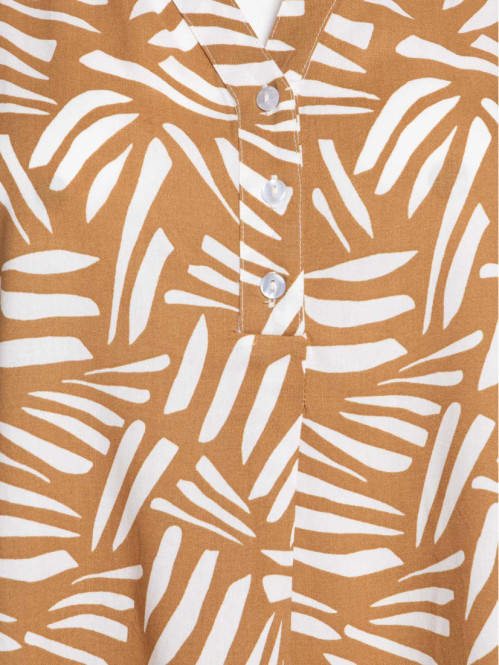 Robe courte imprimée grande...