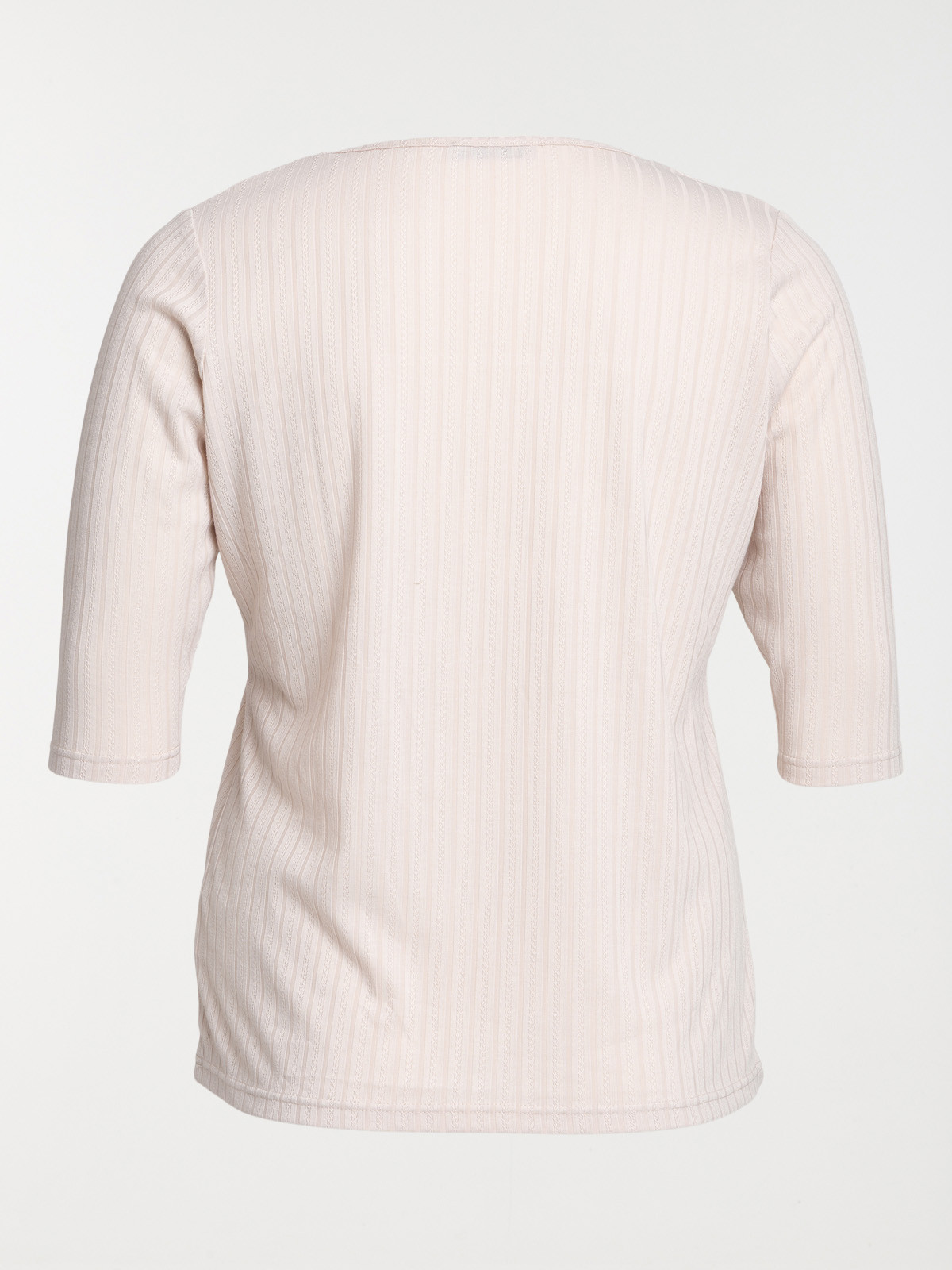 T-shirt col carré grande taille femme