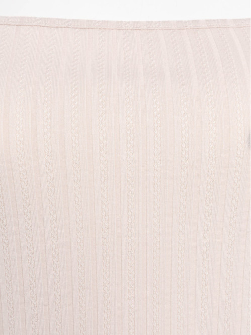 T-shirt col carré grande...