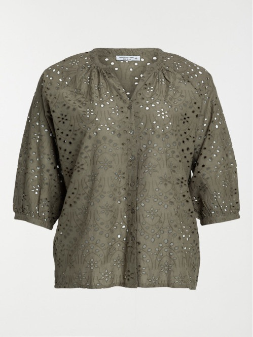 Chemise vert sombre grande...