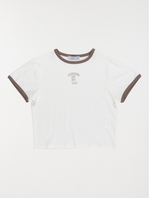 T-shirt cowgirl rodéo club...