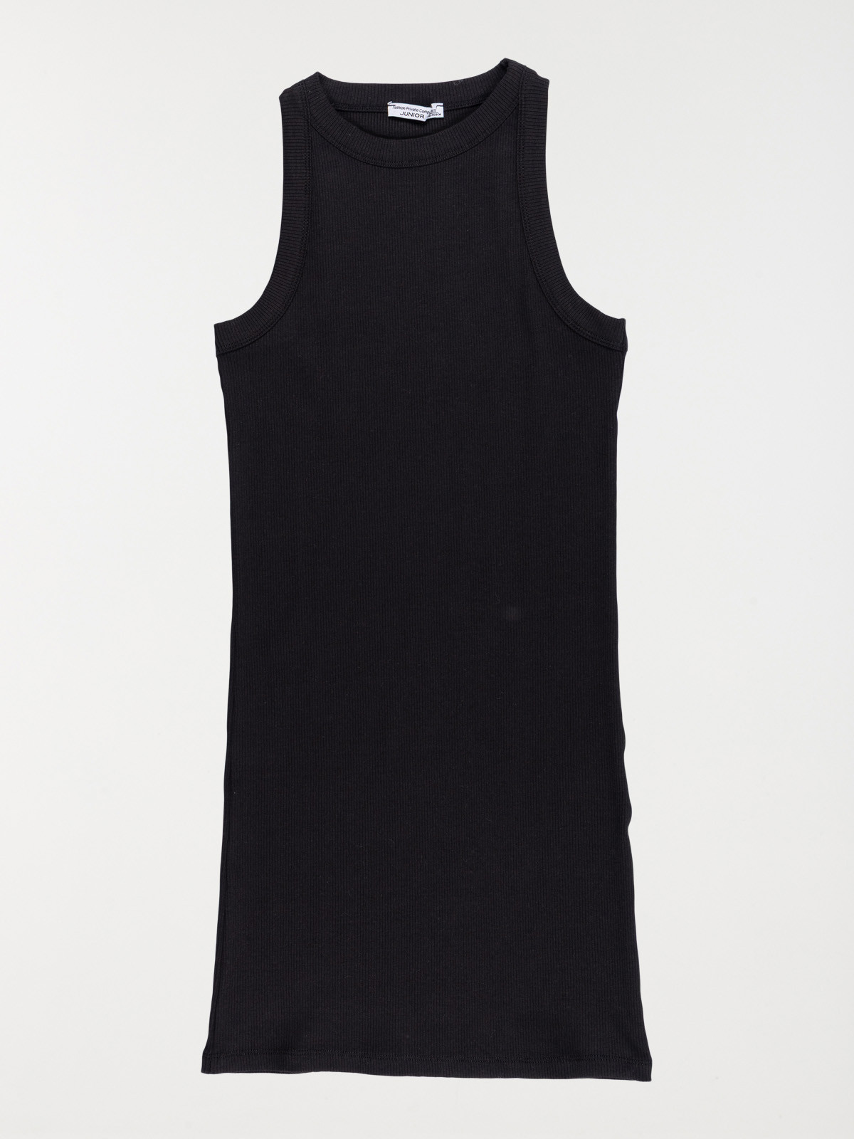 Robe noire côtelée fille (XXS-M)