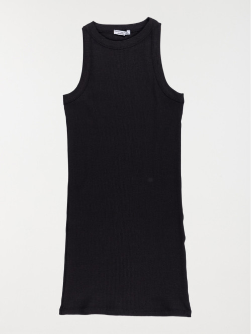 Robe noire côtelée fille...