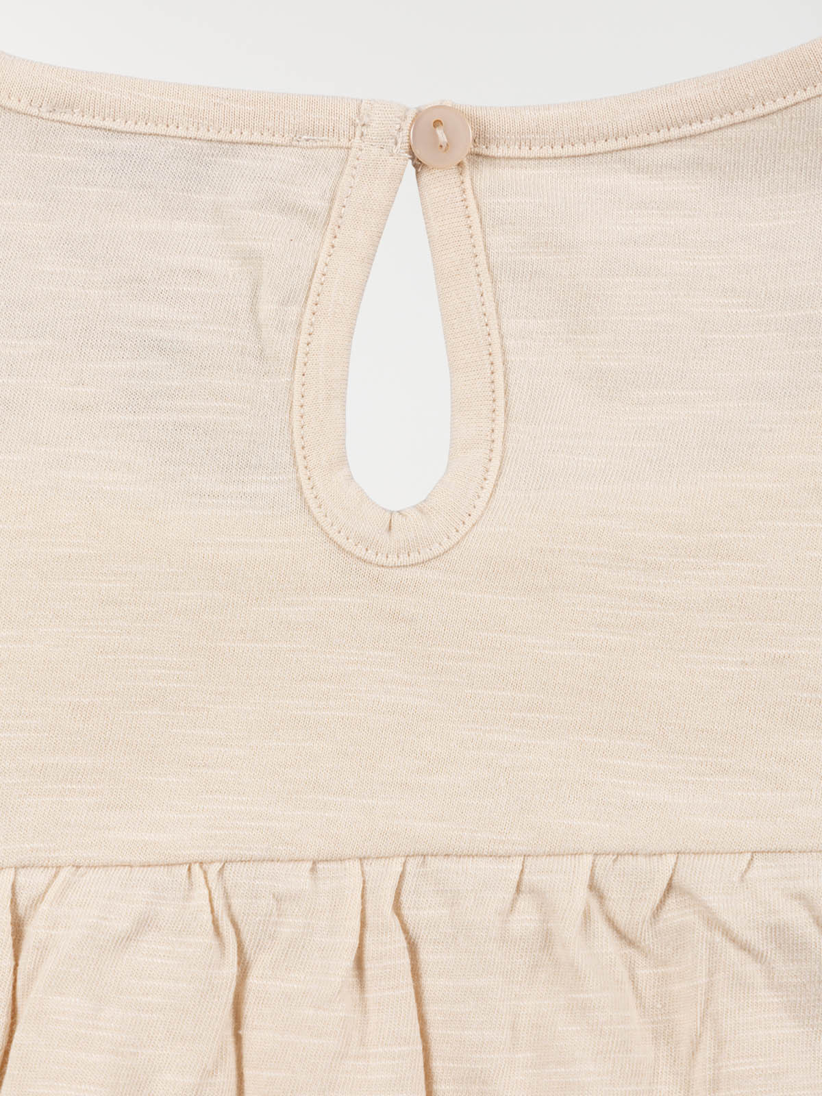 T-shirt fleurs en relief fille (3-12A)