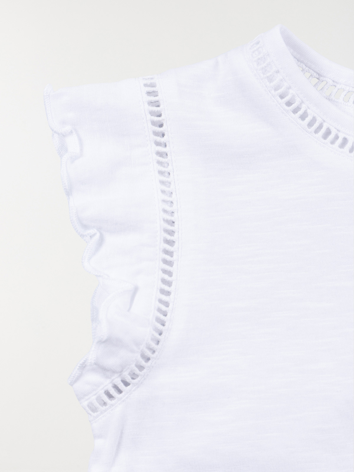 T-shirt manches volantées fille (3-12A)