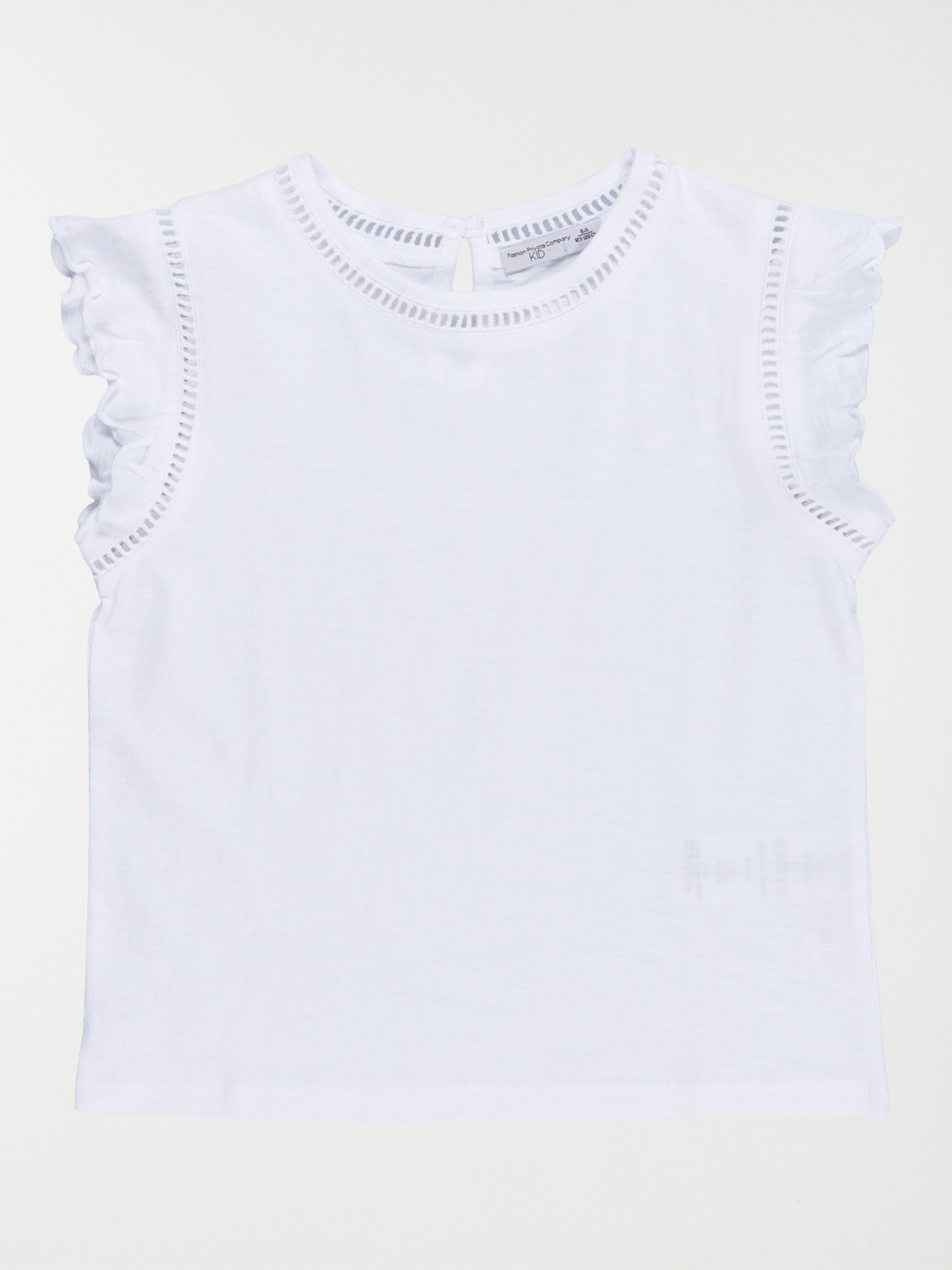 T-shirt manches volantées fille (3-12A)