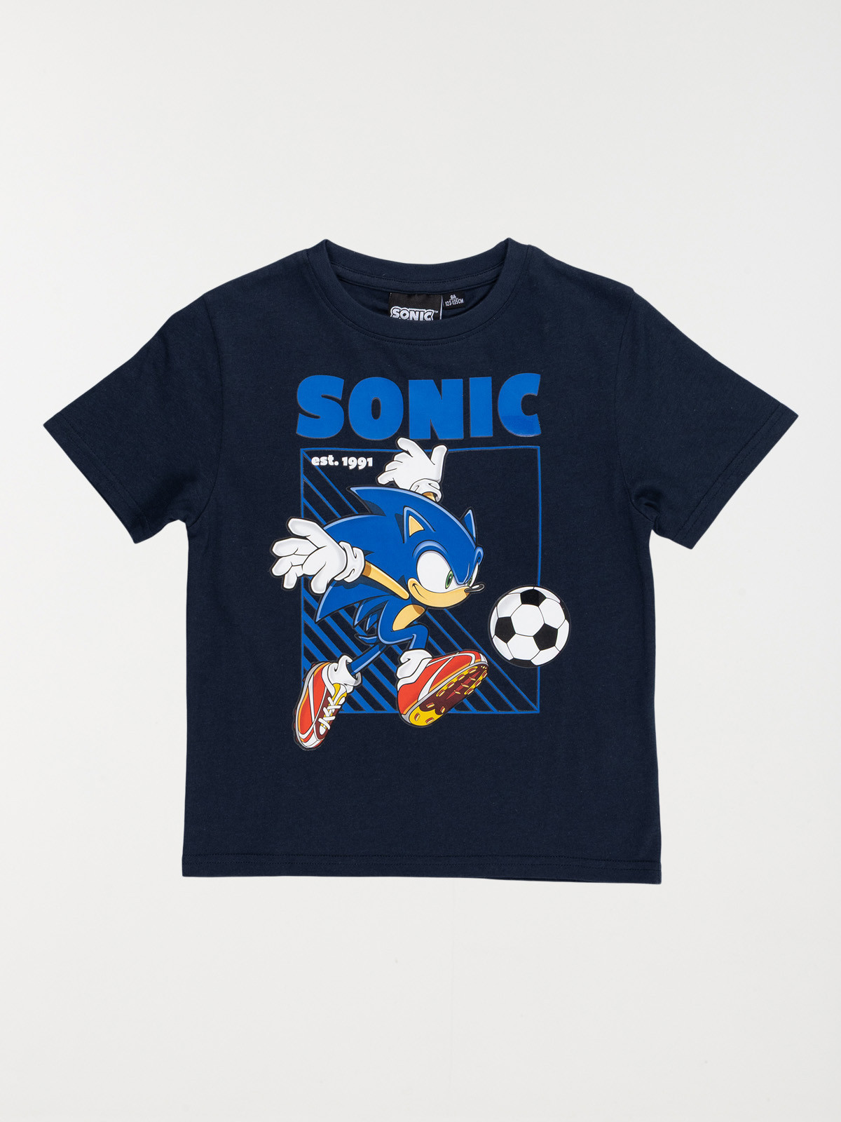 T-shirt Sonic garçon marine (3-12A)