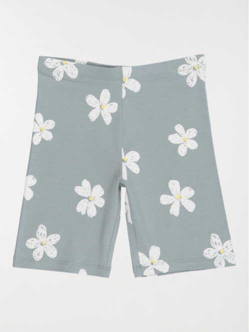 Cycliste imprimé fleuri...