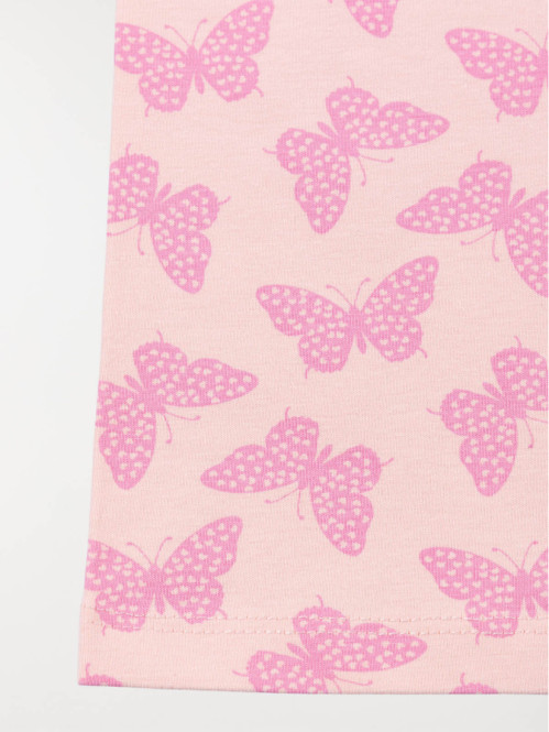 Cycliste imprimé papillon...