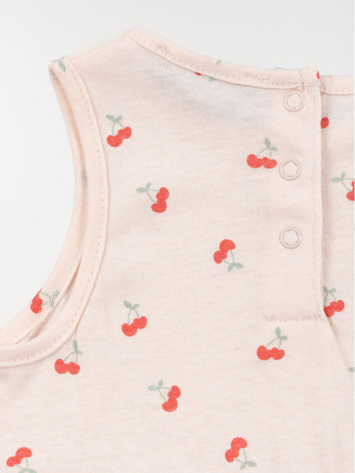 Robe sans manches cerises...