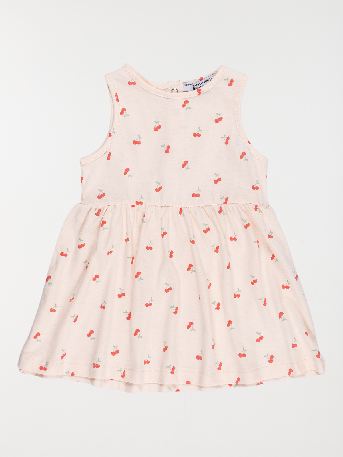 Robe sans manches cerises fille (3-36M)