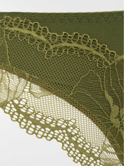 Culotte en dentelle chive...