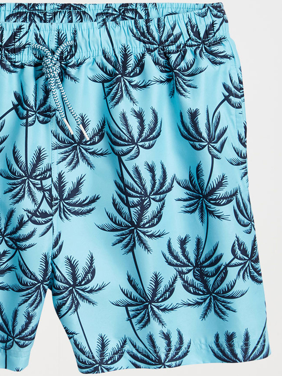 Short de bain imprimé palmier homme