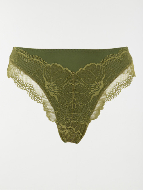 Culotte en dentelle chive...