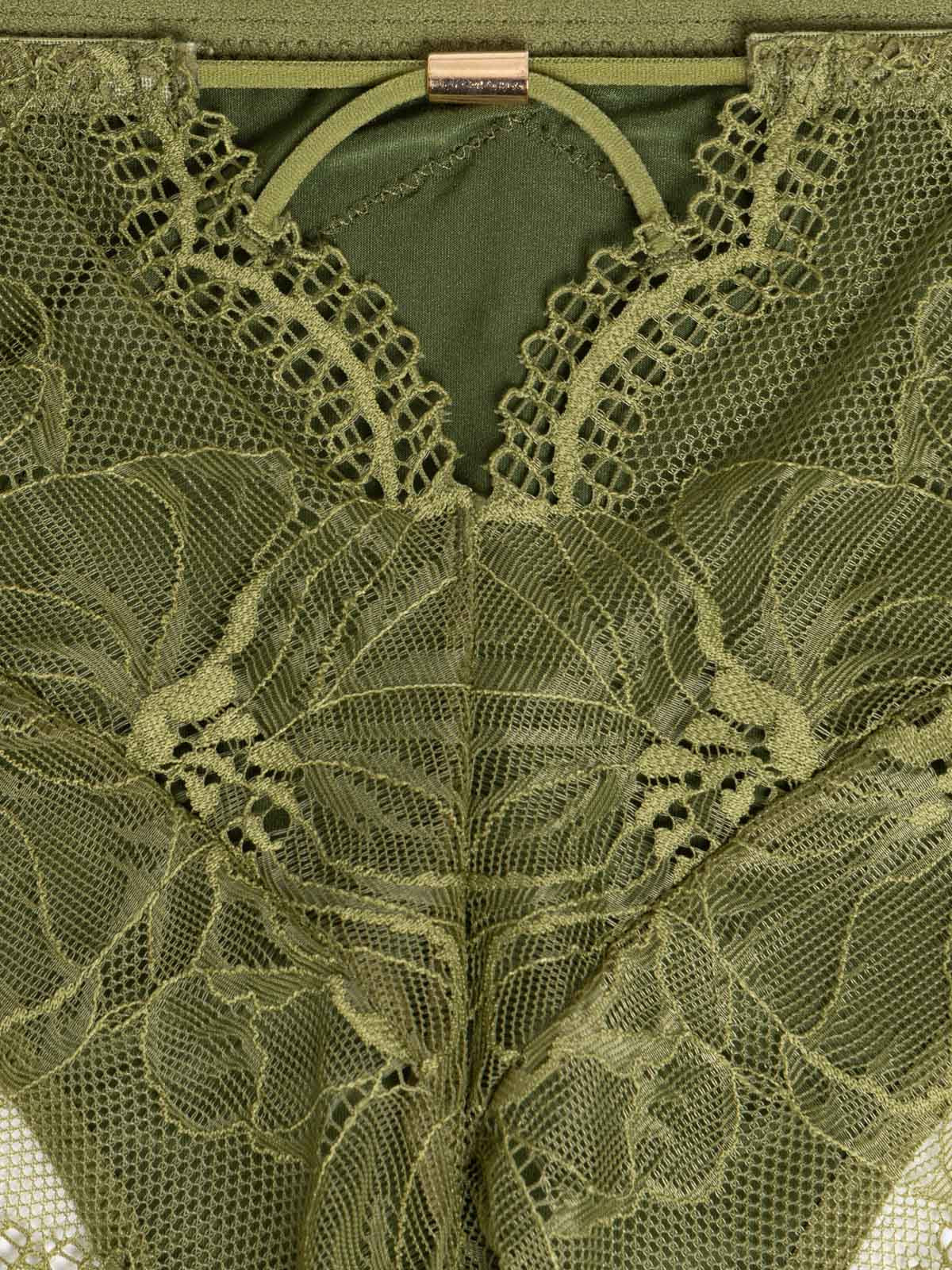 Tanga en dentelle fleurie femme (46-56)