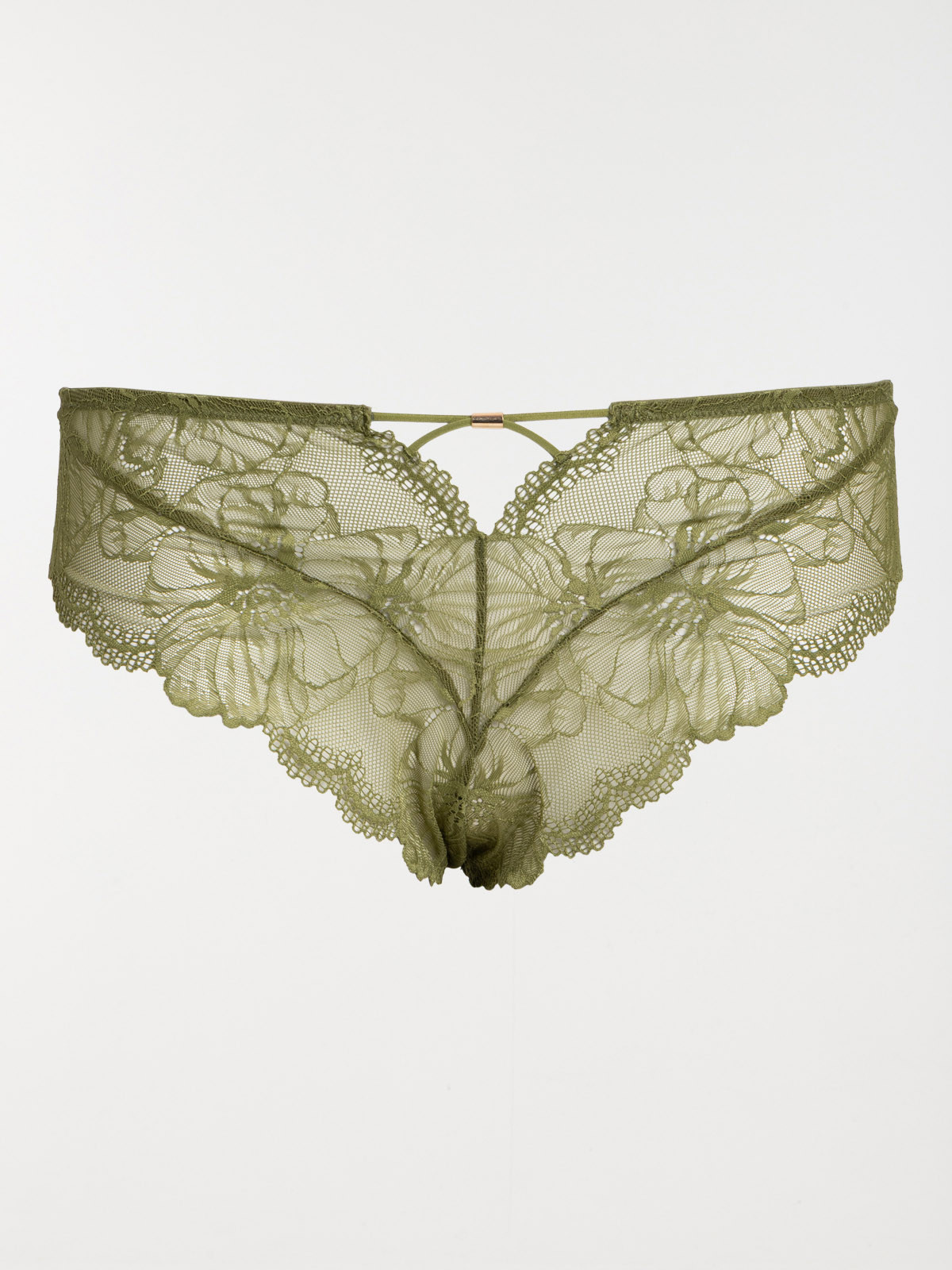 Tanga en dentelle fleurie femme (46-56)