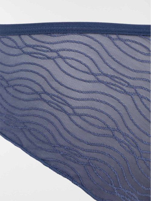 Shorty en dentelle outremer...