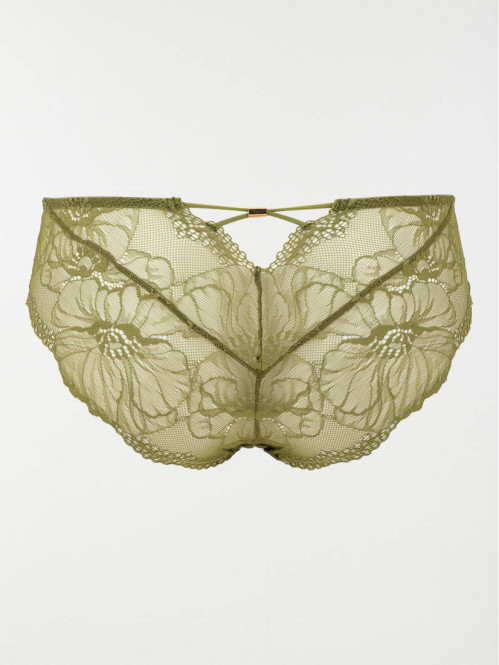 Shorty en dentelle chive...