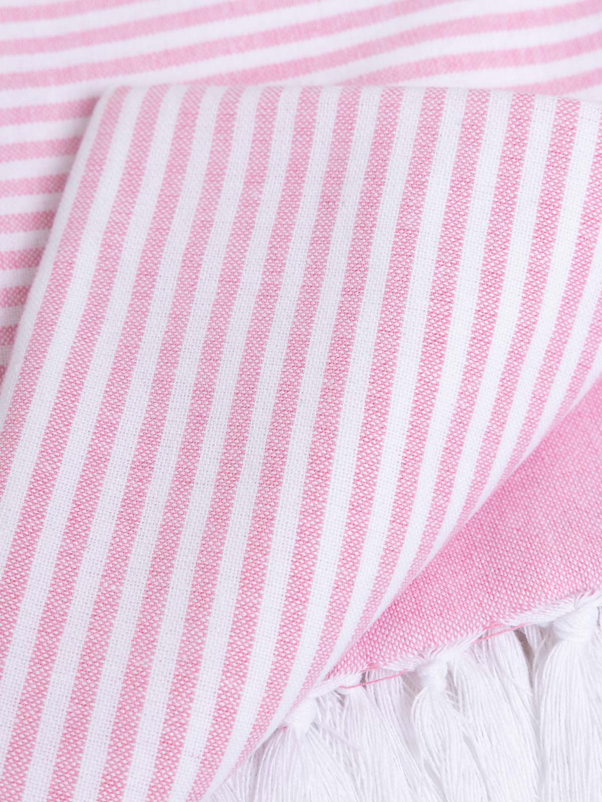 Fouta rayée rose 80 x 150 cm Fouta rayée rose 80 x 150 cm